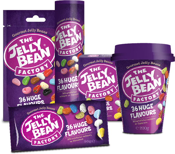 A selection of The Jelly Bean Factory Products